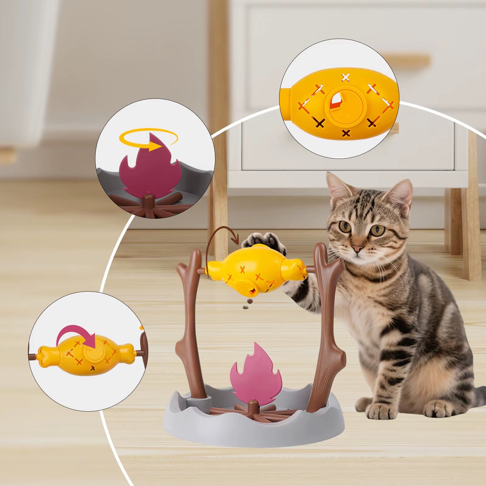 Cats and Dogs Slow Feeding Snack Toy 