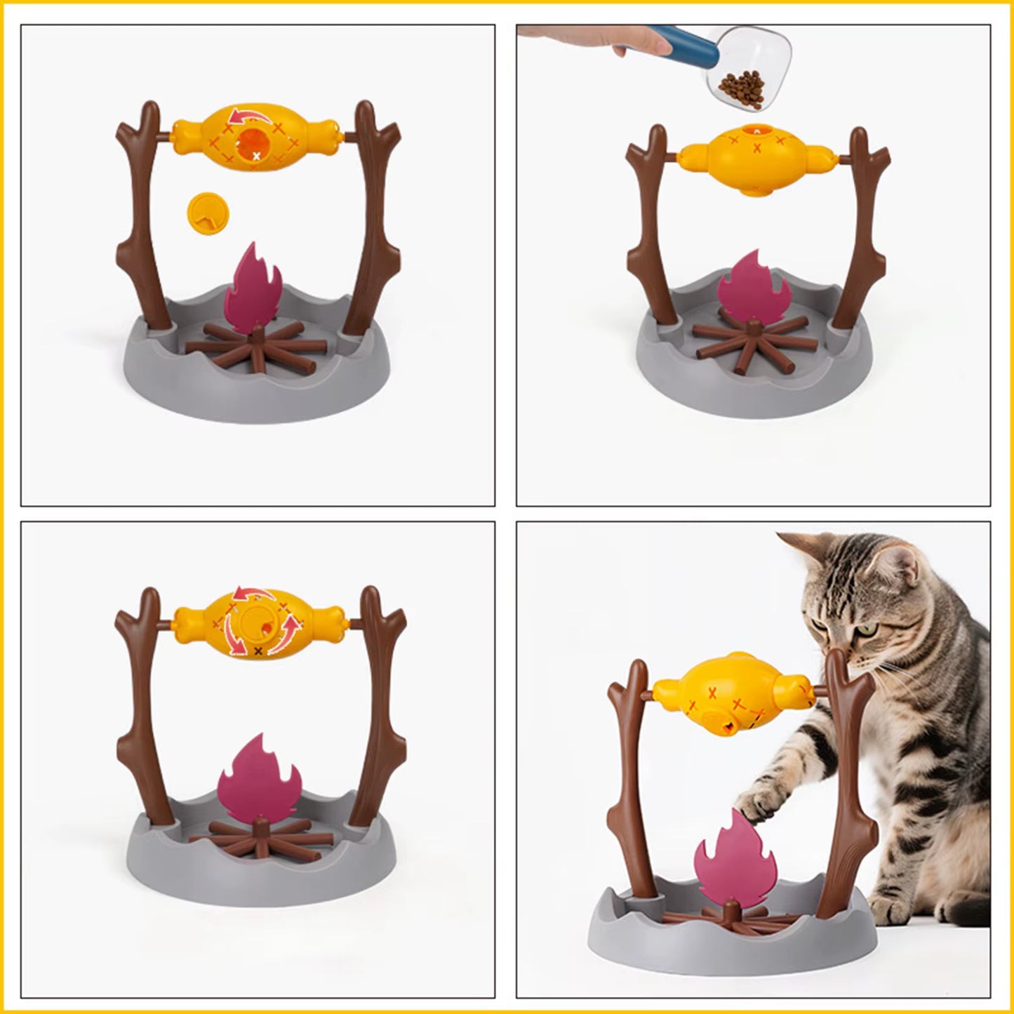 Cats and Dogs Slow Feeding Snack Toy 
