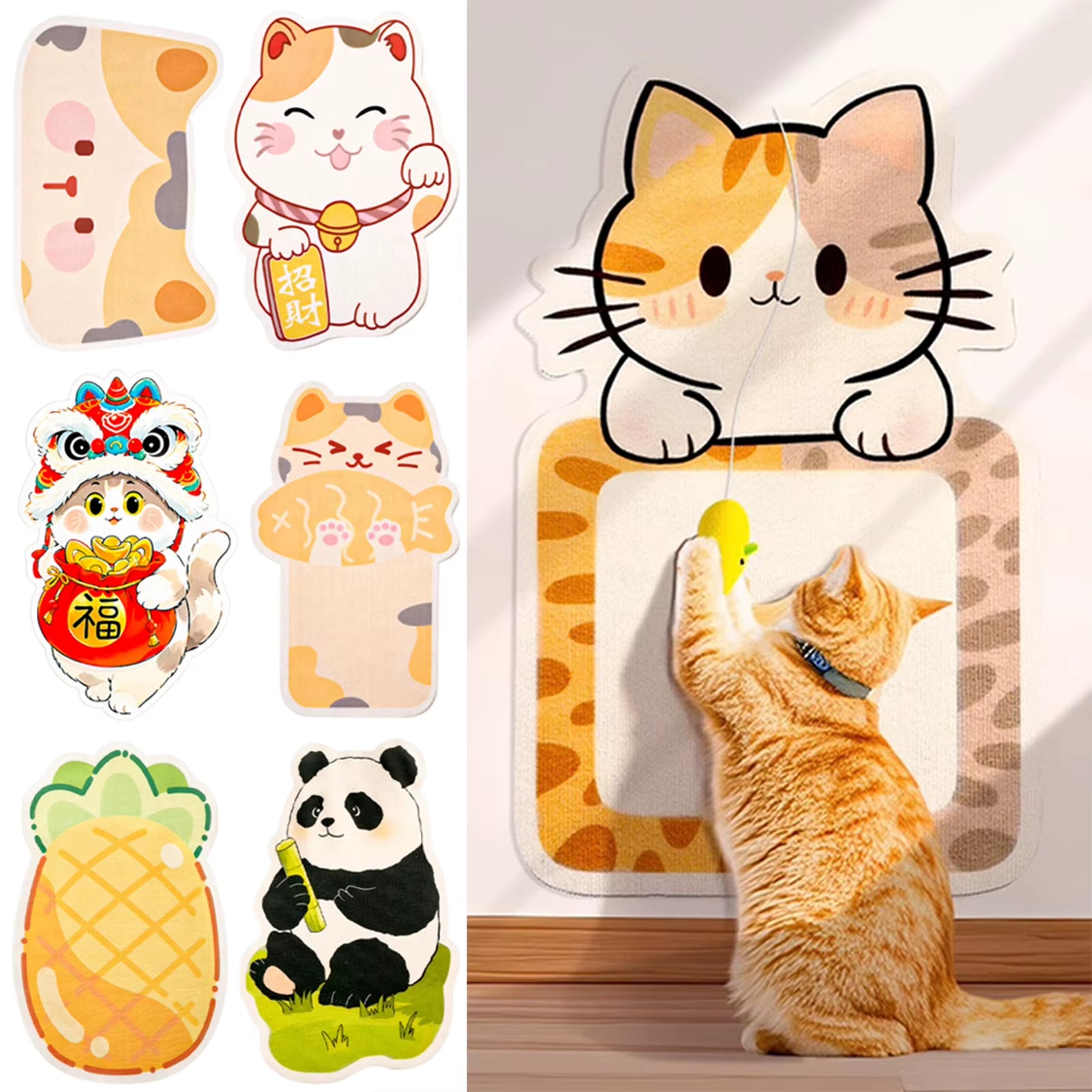 Self-Adhesive Cat Scratcher